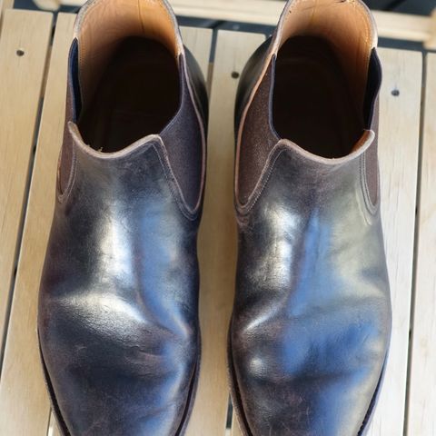 View photo of Briselblack The Seventh Chelsea Boot in Maryam Brown Horsebutt