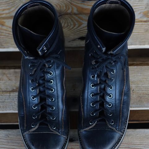 Willie's Handmade Boots Monkey Boot in Horween Black Chromexcel