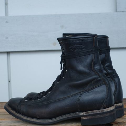 Willie's Handmade Boots Monkey Boot in Horween Black Chromexcel