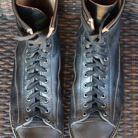 Willie's Handmade Boots Monkey Boot in Horween Black Chromexcel