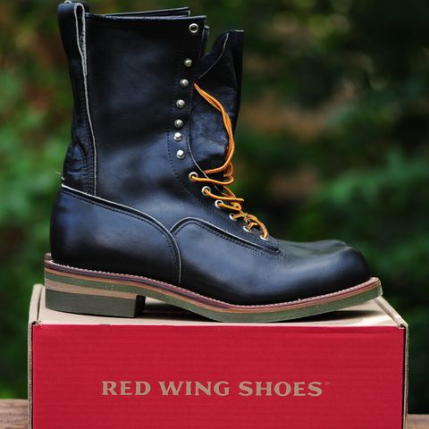 Red Wing 919 Climber Vtg. 1983 in S.B. Foot Black Chrome
