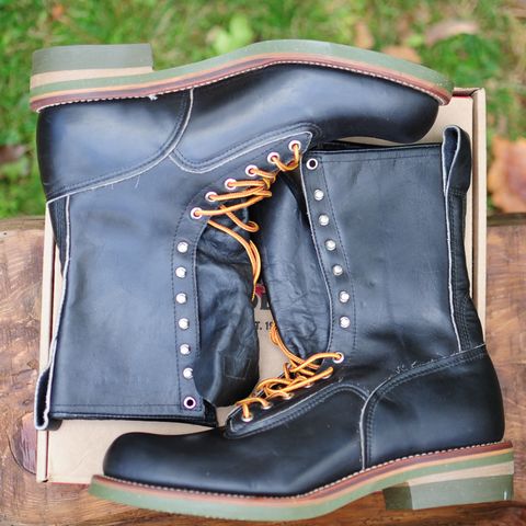 View photo of Red Wing 919 Climber Vtg. 1983 in S.B. Foot Black Chrome