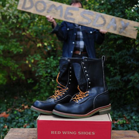 View photo of Red Wing 919 Climber Vtg. 1983 in S.B. Foot Black Chrome