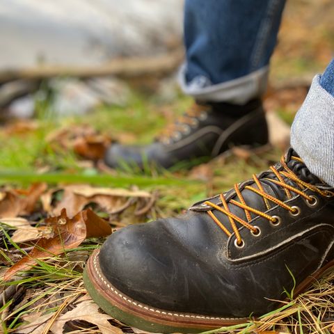 View photo of Red Wing 919 Climber Vtg. 1983 in S.B. Foot Black Chrome