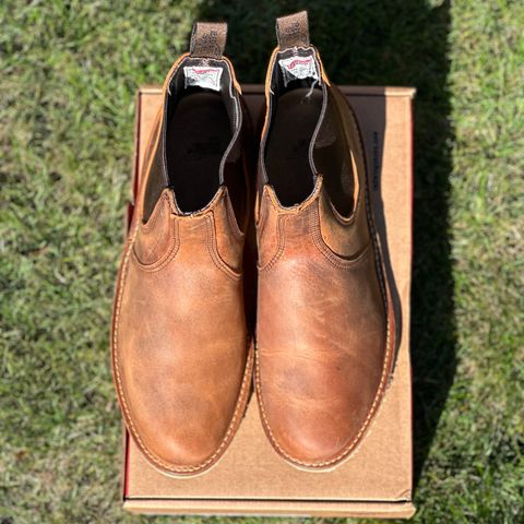 Red Wing Weekender Chelsea in S.B. Foot Copper Rough and Tough