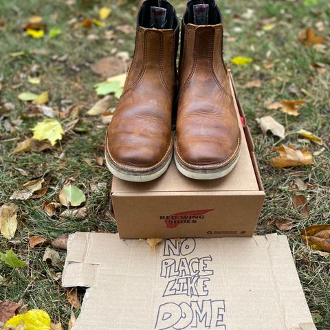 Red Wing Weekender Chelsea in S.B. Foot Copper Rough and Tough