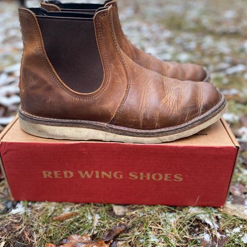 Red Wing Weekender Chelsea in S.B. Foot Copper Rough and Tough