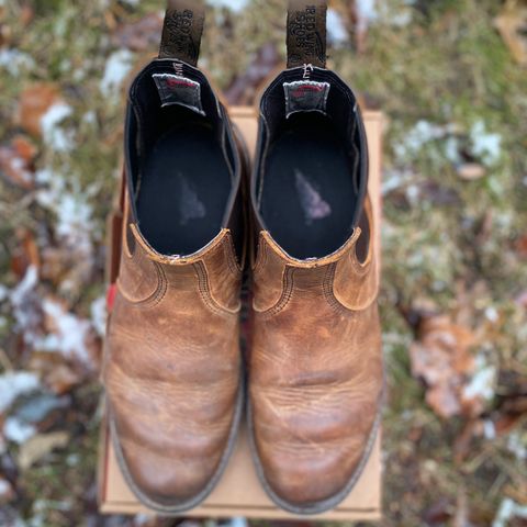 View photo of Red Wing Weekender Chelsea in S.B. Foot Copper Rough and Tough