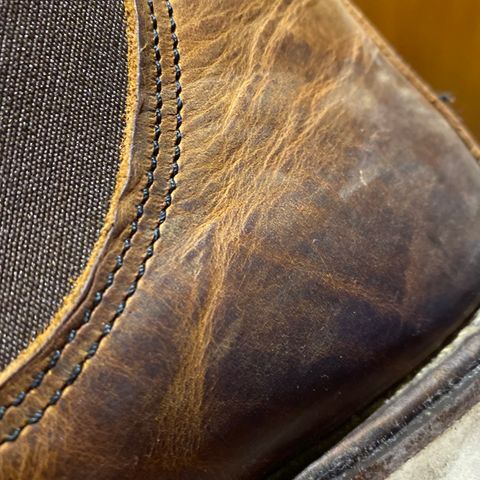 View photo of Red Wing Weekender Chelsea in S.B. Foot Copper Rough and Tough