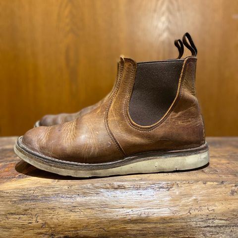 View photo of Red Wing Weekender Chelsea in S.B. Foot Copper Rough and Tough