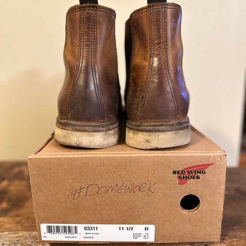 View photo of Red Wing Weekender Chelsea in S.B. Foot Copper Rough and Tough