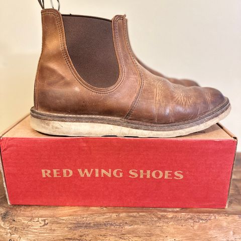 View photo of Red Wing Weekender Chelsea in S.B. Foot Copper Rough and Tough