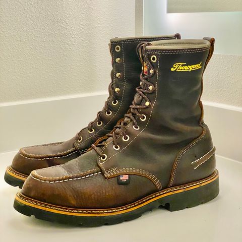Thorogood 8" Moc Toe in Unknown Leather