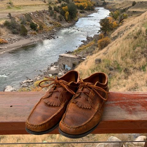 Yuketen Blucher with Kiltie in Unlisted Leather
