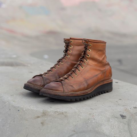 DIY Monkey Boot in Conceria Cloe Crust Horsebutt