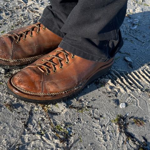 DIY Monkey Boot in Conceria Cloe Crust Horsebutt