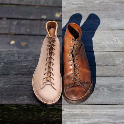 DIY Monkey Boot in Conceria Cloe Crust Horsebutt