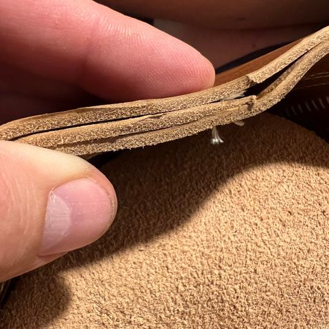DIY Lace To Toe in Austrian Cow Leather, vegetable Tanned, (reversed) waxed flesh