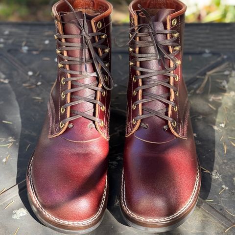 View photo of Nicks MTO in Horween Tan Waxed Flesh