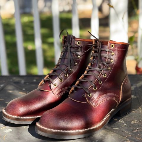 View photo of Nicks MTO in Horween Tan Waxed Flesh