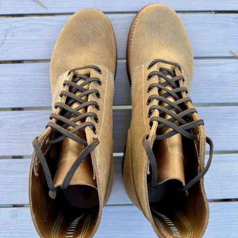 John Lofgren M-43 Service Shoes in Horween Natural Chromexcel Roughout