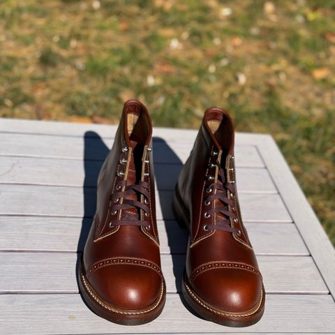 View photo of John Lofgren Combat Boots in Horween Timber Chromexcel