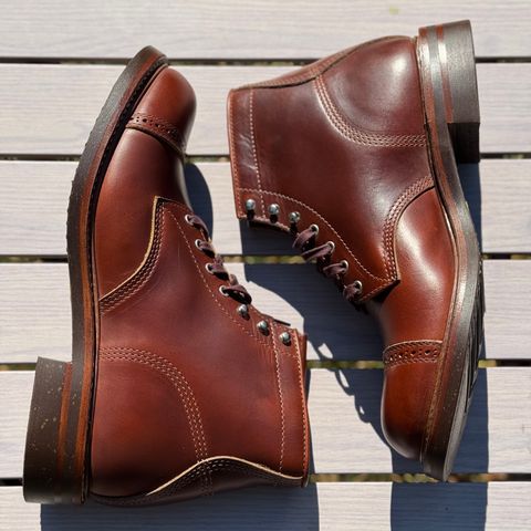 View photo of John Lofgren Combat Boots in Horween Timber Chromexcel