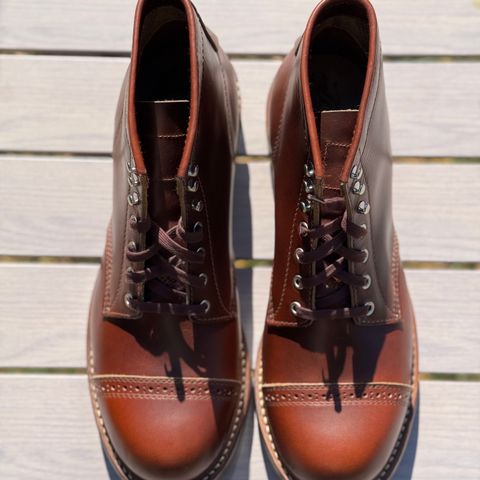 View photo of John Lofgren Combat Boots in Horween Timber Chromexcel