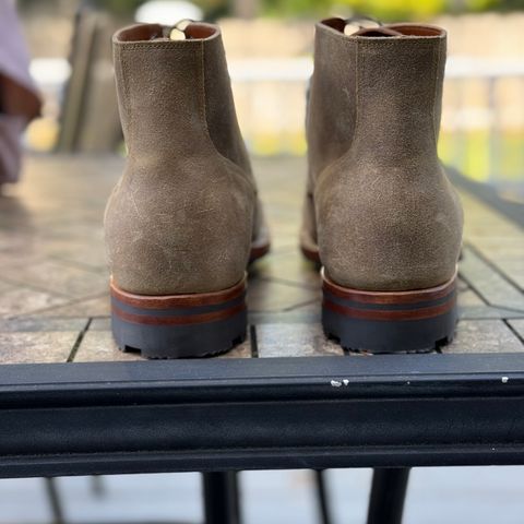 View photo of Viberg Service Boot BCT in C.F. Stead Desert Sand Waxy Commander