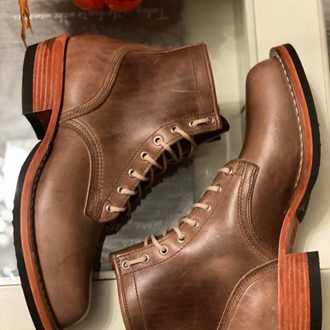 Nicks Robert in Horween Natural Chromexcel