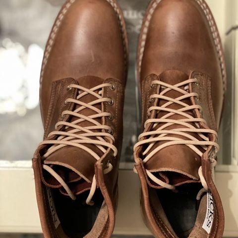 Nicks Robert in Horween Natural Chromexcel