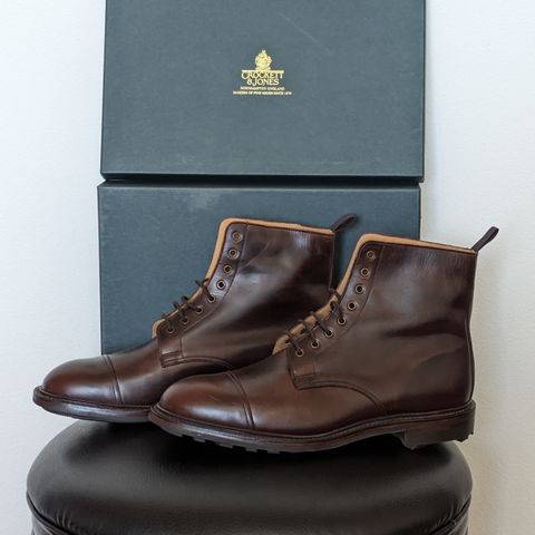 Crockett & Jones Coniston in Coffee Hurricane Hide