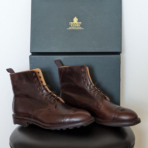 Crockett & Jones Coniston in Coffee Hurricane Hide