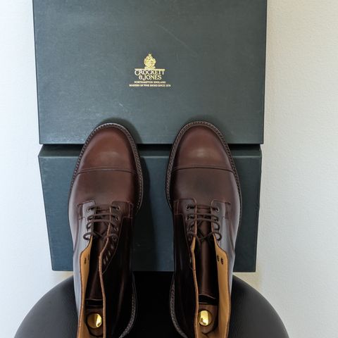 Crockett & Jones Coniston in Coffee Hurricane Hide