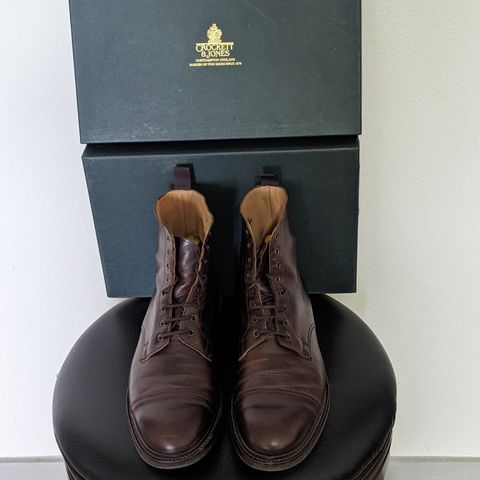 Crockett & Jones Coniston in Coffee Hurricane Hide