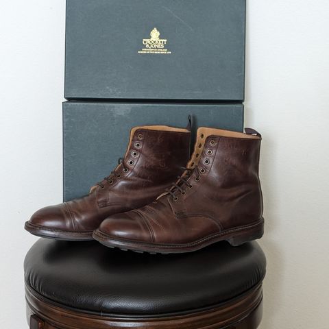 Crockett & Jones Coniston in Coffee Hurricane Hide