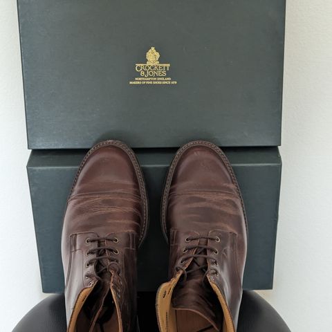 Crockett & Jones Coniston in Coffee Hurricane Hide