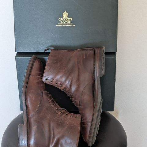 Crockett & Jones Coniston in Coffee Hurricane Hide
