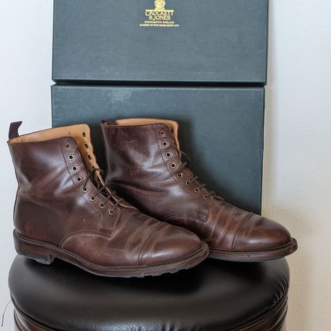 Crockett & Jones Coniston in Coffee Hurricane Hide