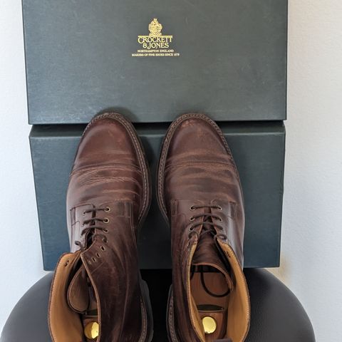 Crockett & Jones Coniston in Coffee Hurricane Hide