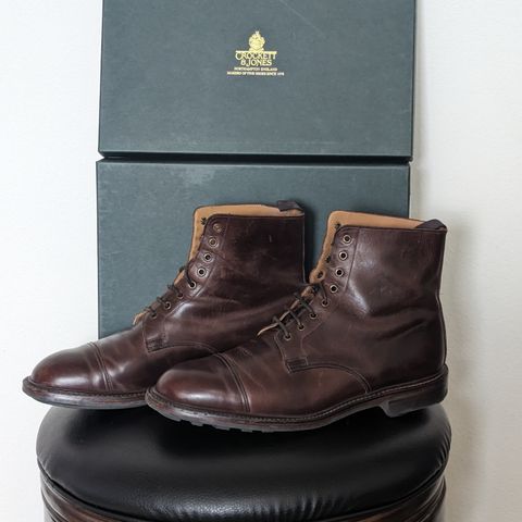 Crockett & Jones Coniston in Coffee Hurricane Hide