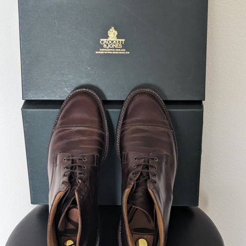 Crockett & Jones Coniston in Coffee Hurricane Hide