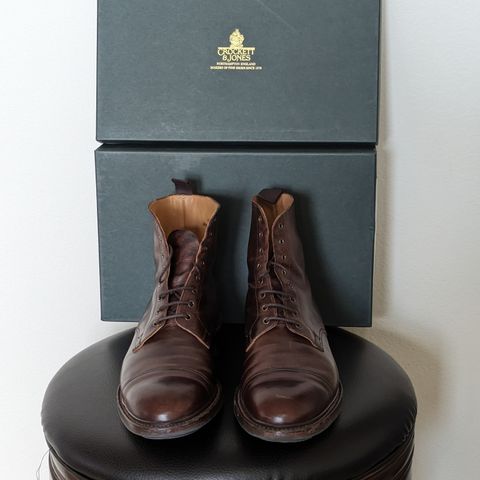 Crockett & Jones Coniston in Coffee Hurricane Hide