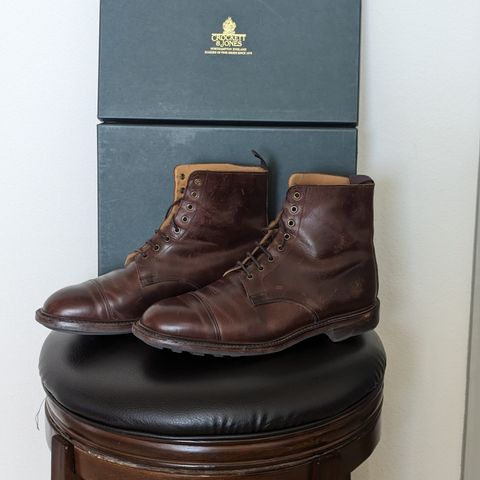 Crockett & Jones Coniston in Coffee Hurricane Hide
