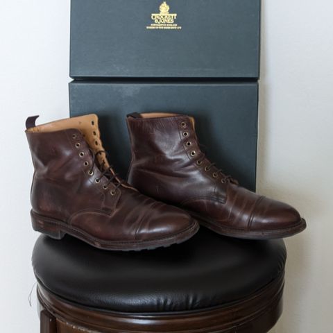 Crockett & Jones Coniston in Coffee Hurricane Hide