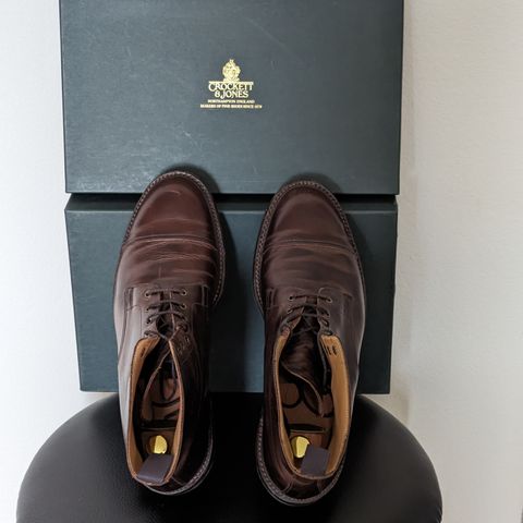 Crockett & Jones Coniston in Coffee Hurricane Hide