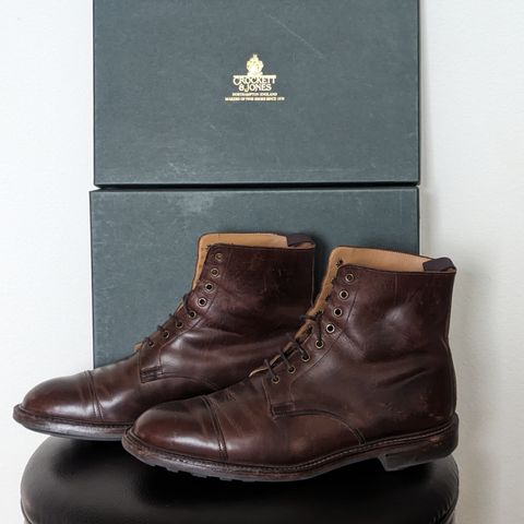 Crockett & Jones Coniston in Coffee Hurricane Hide