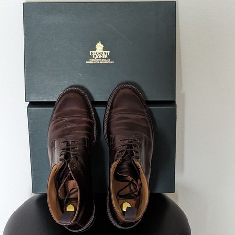 Crockett & Jones Coniston in Coffee Hurricane Hide