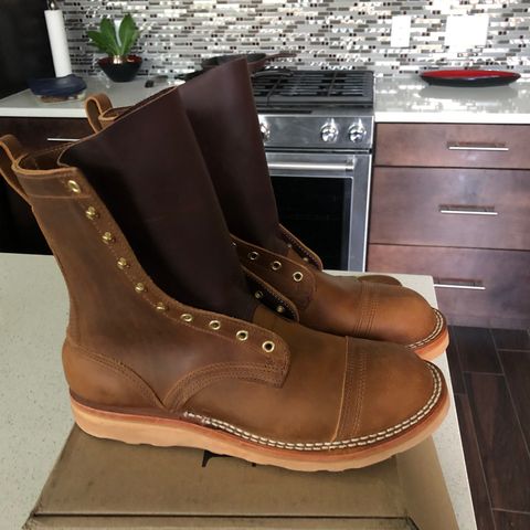 Nicks Traveler in Horween Orange Predator