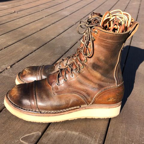 Nicks Traveler in Horween Orange Predator